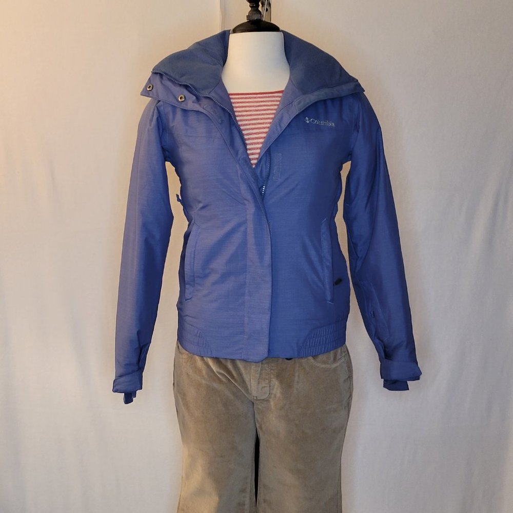 Columbia Ski-Snowboard Jacket Omni-Heat Tech Womens Blue /Orange Size XS - Picture 4 of 15